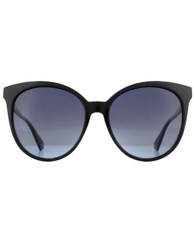 Polaroid Cat Eye Gradient Polarized Sunglasses - Black