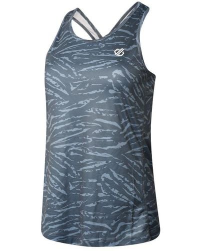 Dare 2b Ardency Ii Tiger Print Recycled Vest - Blue