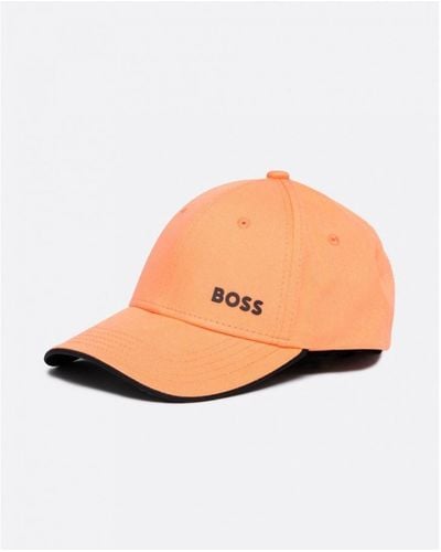 BOSS Boss Cotton-Twill Cap With Printed Logo - Red