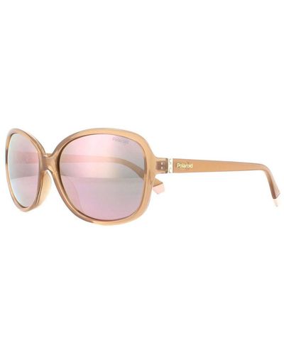 Polaroid Sunglasses Pld 4098/S 35J Jq Rose Mirror Polarised - Pink