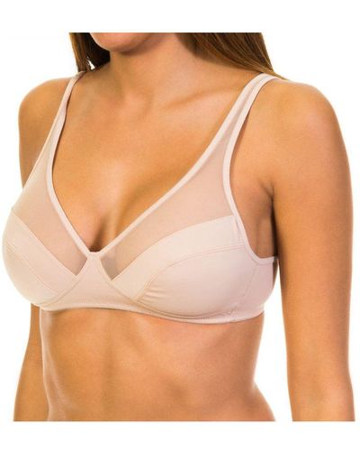 DIM Non-Wired Bra With Elastic Sides 04974 - Pink