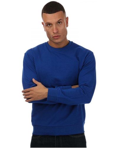 Armani Sweatshirt Met Ronde Hals Voor , Blauw
