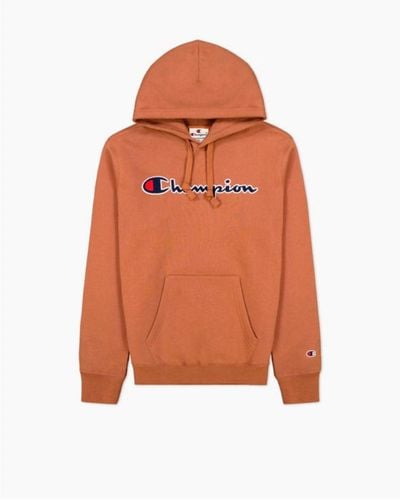 Champion Hooded Sweatshirt - Orange
