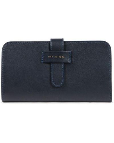 Dee Ocleppo Paloma Smoothe Texured Wallet - Blue