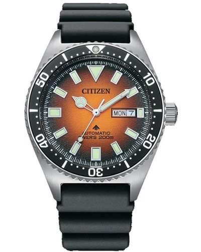 Citizen Promaster Marine Watch Ny0120-01Ze Silicone - Grey
