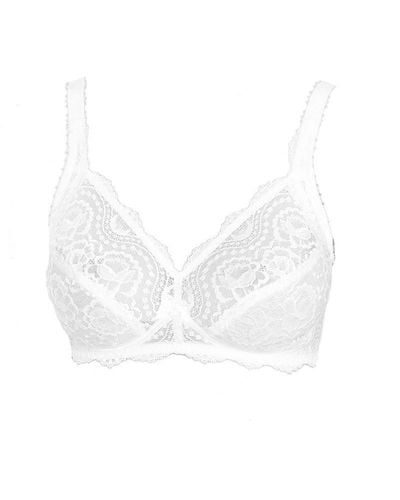 Playtex Non-Wired Lace Bra - White