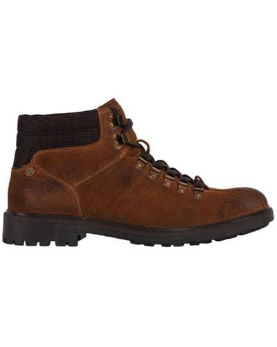 Goodwin Smith Mens Crag Tan Suede Hiking Boot Leather - Brown
