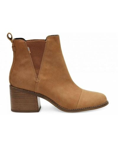 TOMS Esme Boots Leather (Archived) - Brown