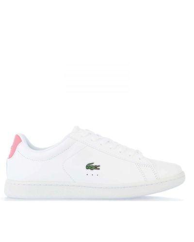 Lacoste Womenss Carnaby Evo Trainers - White