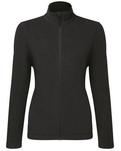 PREMIER Ladies Recyclight Full Zip Fleece Jacket () - Black