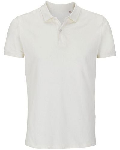 Sol's Planet Piqué Organic Polo Shirt (Off) - White
