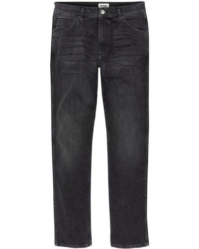 Wrangler Greensboro Black Dust Jeans - Grijs