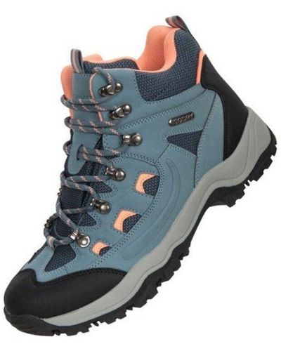 Mountain Warehouse Adventurer Waterproof Walking Boots () - Blue