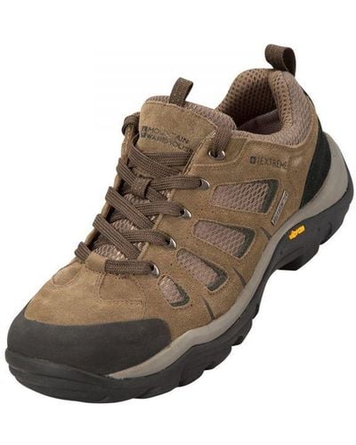 Mountain Warehouse Field Extreme Suede Waterproof Walking Shoes () - Brown