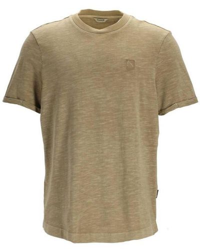 Chasin' Chasin Eenvoudig T-shirt Brody Slub - Naturel