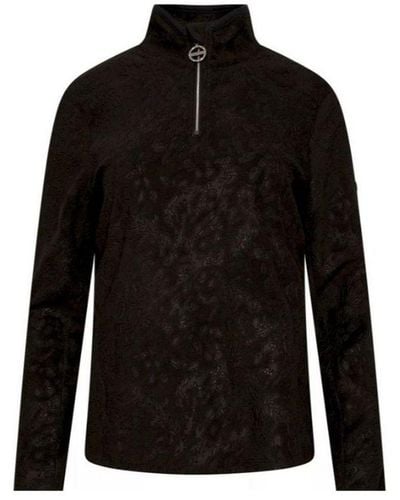 Dare 2b Half Zip Long-sleeved Fleece Top - Black