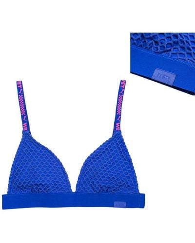 PUMA X Fenty Triangle Bikini Top - Blue