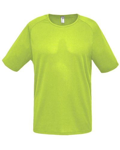 Sol's Sporty Short Sleeve Performance T-Shirt (Apple) - Green