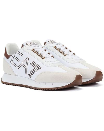 EA7 Vintage Trainers Suede - White