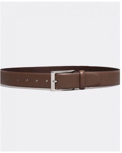 BOSS Evan_sz35 Leather Belt - Brown