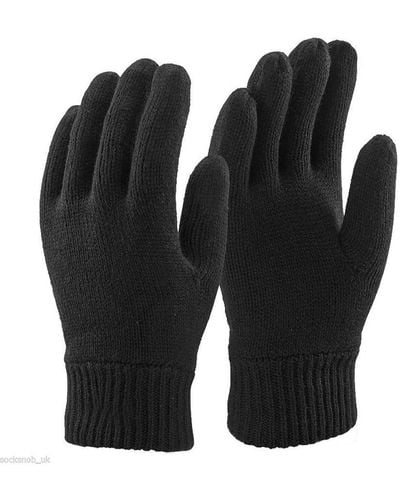 Thinsulate 3M Thermal Lined Winter Gloves - Black
