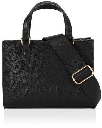 Carvela Kurt Geiger Frame Mini Tote Bag - Black