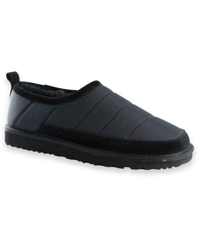 Aus Wooli Australia Mesh Padded Maroubra Slip-On Shoe - Black