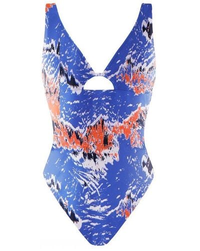 GYMSHARK Eco-Friendly / Swimsuit Textile - Blue