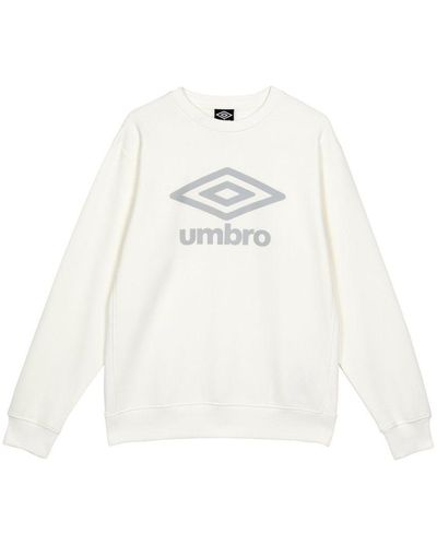 Umbro Core Sweatshirt (ecru/high Rise Grijs) - Wit