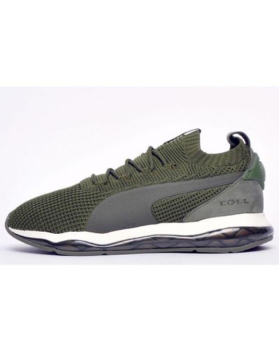 PUMA Cell Motion Waffle Black Trainers in White for Men Lyst UK