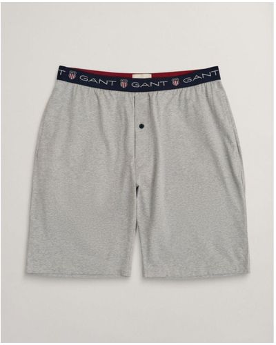 GANT Shield Pyjama Shorts - Grey