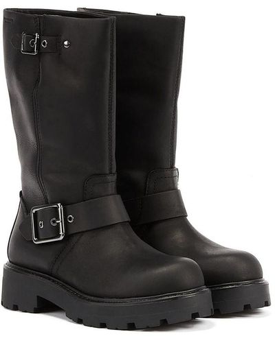 Vagabond Shoemakers Cosmo 2.0 Buckle Boots Nubuck - Black