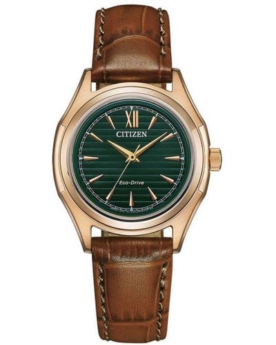 Citizen Watch Fe2113-16X Leather (Archived) - Green