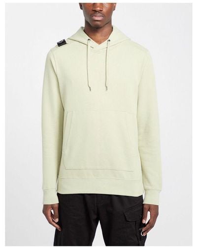 Ma Strum Core Pull Over Hoody In Groen - Wit