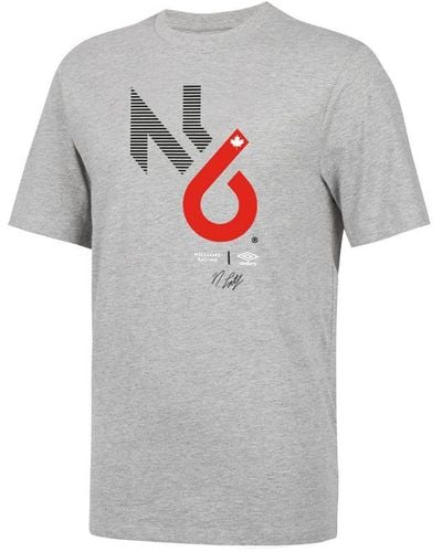 Umbro Nicholas Latifi T-shirt (grijze Mergel) - Grijs