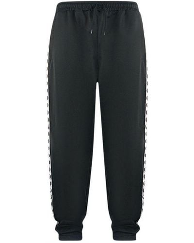 Fred Perry Tonal Tape Black Sweat Trousers