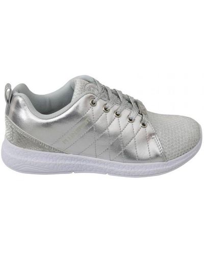 Philipp Plein Gisella Silver Trainers Shoes - Grey