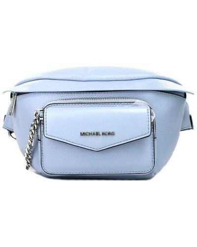 Michael Kors 2-In-1 Pale Waistpack With Card Case & Pockets - Blue