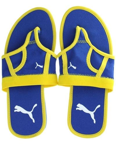 Blue PUMA Sandals and Slides for Men Lyst UK