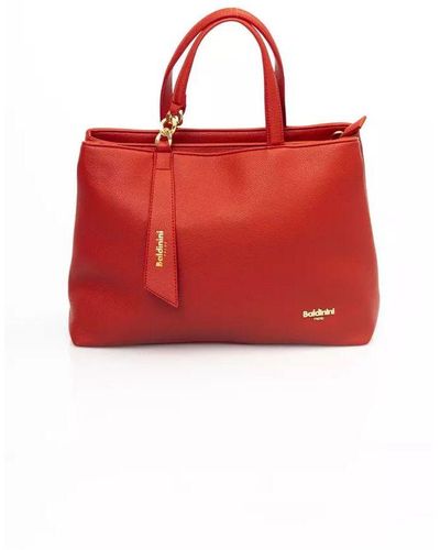 Baldinini Red Polyethylene Handbag