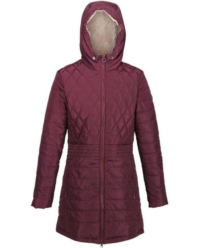 Regatta Ladies Parmenia Quilted Insulated Jacket (Dark) - Purple