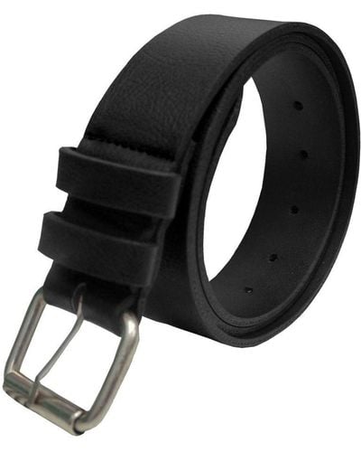 Kruze By Enzo Leather Belt - Black
