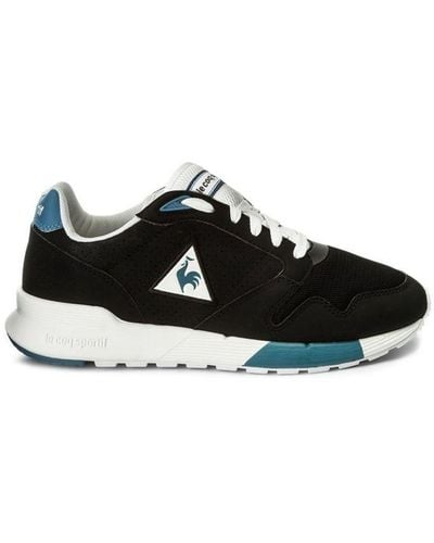 Le Coq Sportif Omega X Sport Black Trainers Leather