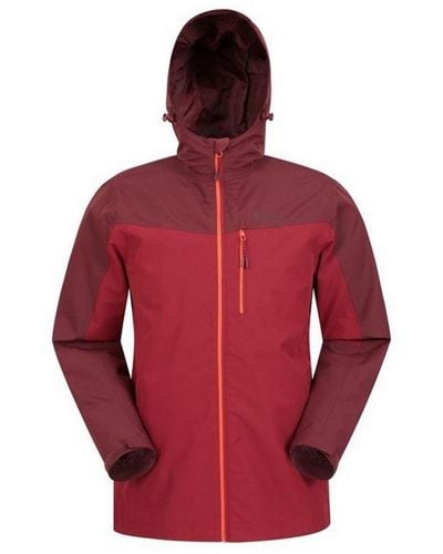 Mountain Warehouse Brisk Extreme Waterproof Jacket () - Red
