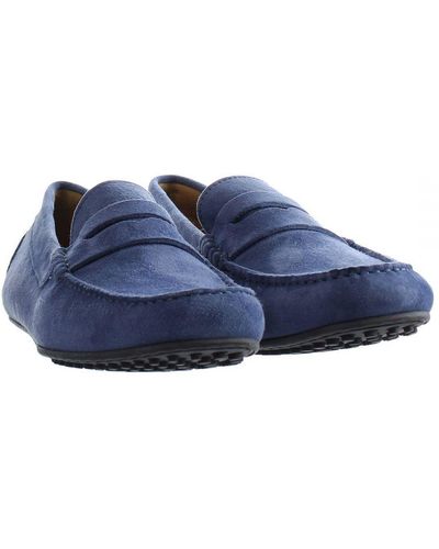 Hackett Richmond Driver Shoes Leather - Blue