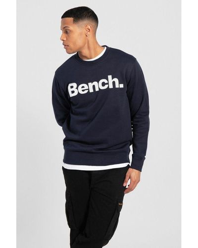 Bench Tipster 'Spots' Logo Print Sweatshirt - Blue