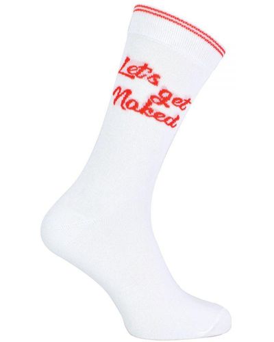 Urban Eccentric Funny Novelty Cotton Valentines Day Socks - White