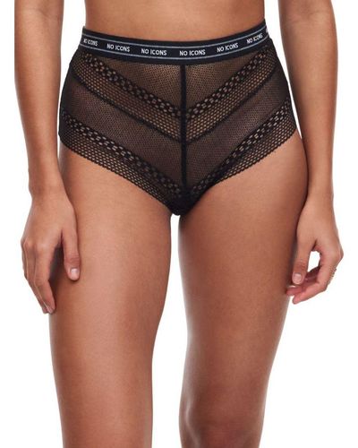 Chantelle No Icons High-Waisted Full Brief - Brown