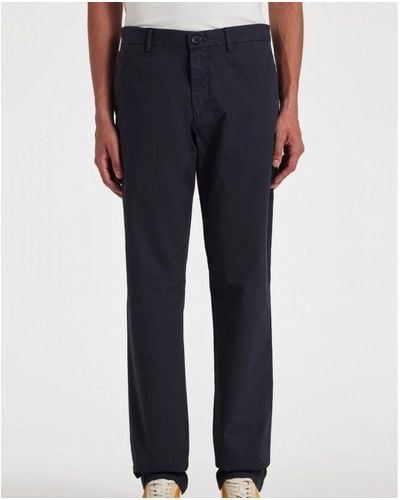 Paul Smith Ps Mid Fit Clean Chino Bs Zebra - Blue