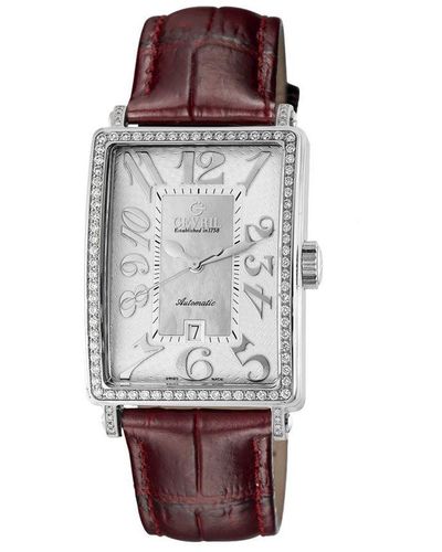 Gevril 6209Nl Glamour Automatic Diamond Watch - White